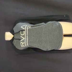 RVCA Women's Long Sleeve Hooded Shirt Small
